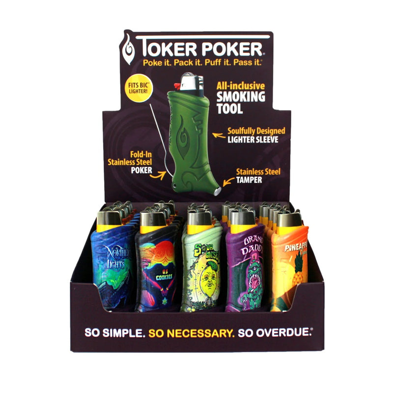 SC Toker Poker Califari Lighter Sleeve - 25ct