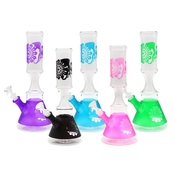 12" Water Pipe with Beaker Base