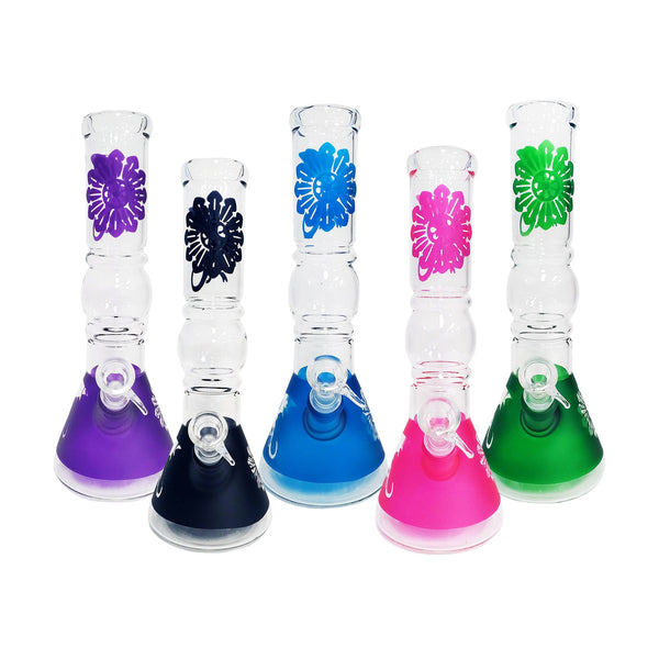 12" Water Pipe with Beaker Base