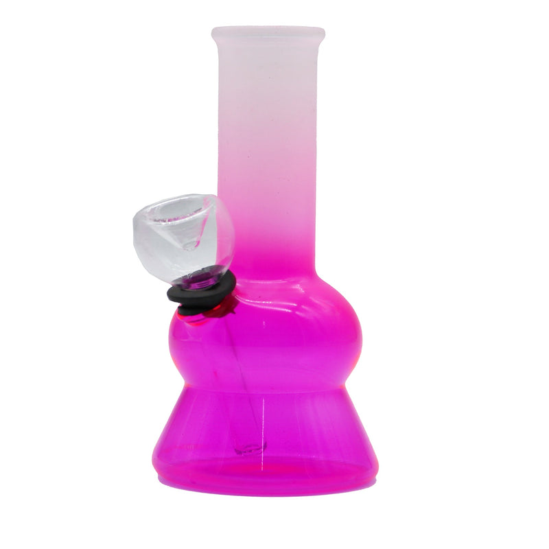 5" Frosted Mini Water Pipe Triangle Base