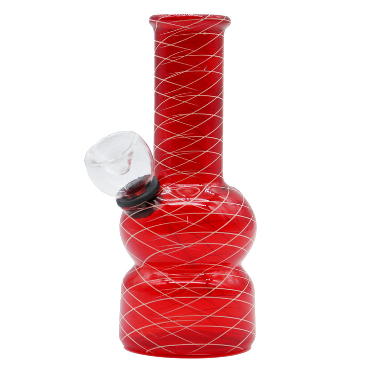 5” Striped Mini Water Pipe Pedestal Thick Base