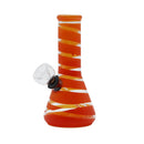 6" Bubble Stripe Water Pipe Beaker Base - Infyniti Scales