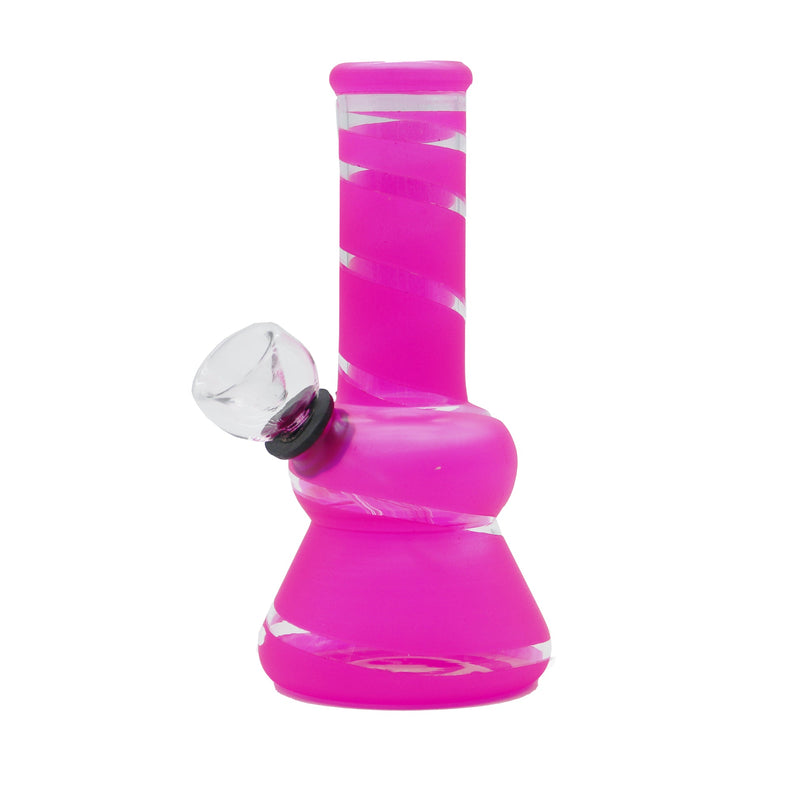 6" Bubble Stripe Water Pipe Diamond Base