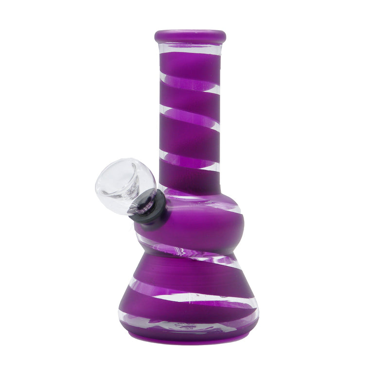 6" Bubble Stripe Water Pipe Diamond Base