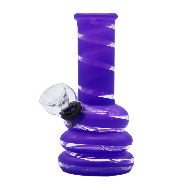 6" Bubble Stripe Water Pipe Bump Base