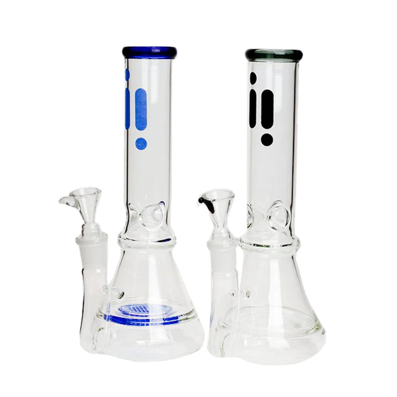 10" Infyniti Brand Water Pipe Tree Perk Stemless with Ice Catcher and Colored Honeycomb