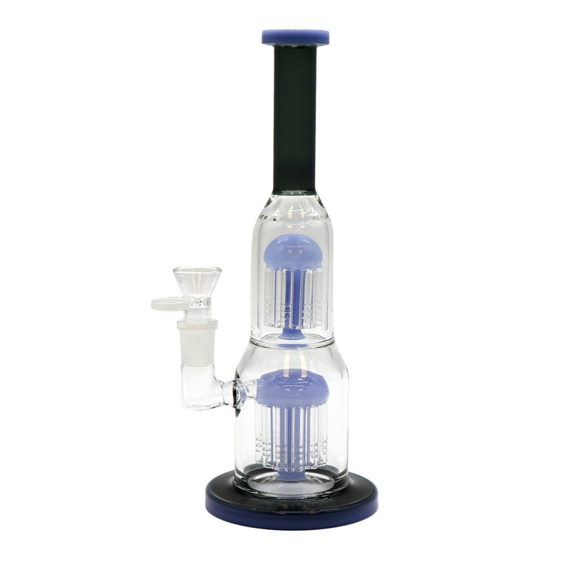 13" Water Pipe Two Perk, Stemless