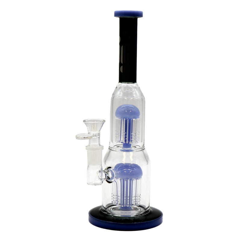 13" Water Pipe Two Perk, Stemless