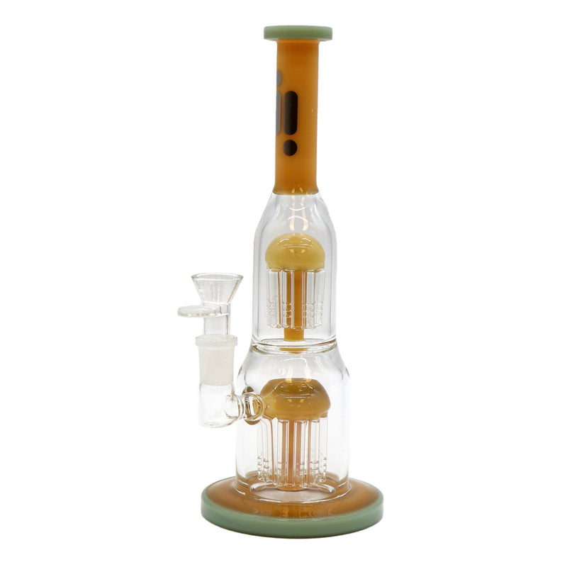 13" Water Pipe Two Perk, Stemless