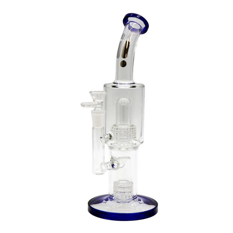 12" Infyniti Brand Water Pipe with Multi Barrel, Stemless Rig