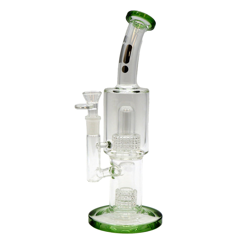 12" Infyniti Brand Water Pipe with Multi Barrel, Stemless Rig