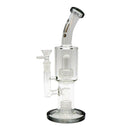 12" Infyniti Brand Water Pipe with Multi Barrel, Stemless Rig