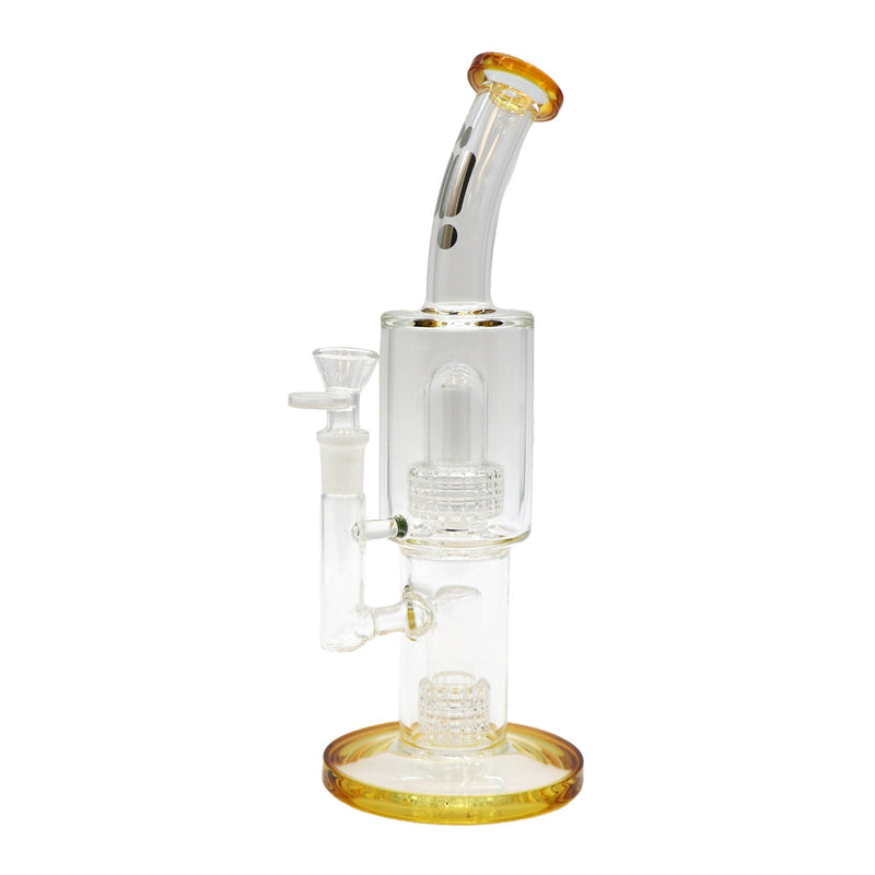 12" Infyniti Brand Water Pipe with Multi Barrel, Stemless Rig
