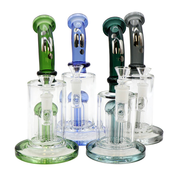 9.5" Infyniti Brand Water Pipe with Tree Perk, Stemless