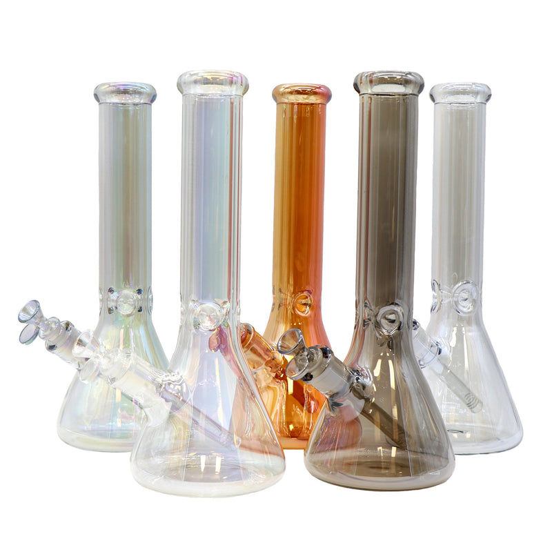 14" Water Pipe Chrome Rainbow