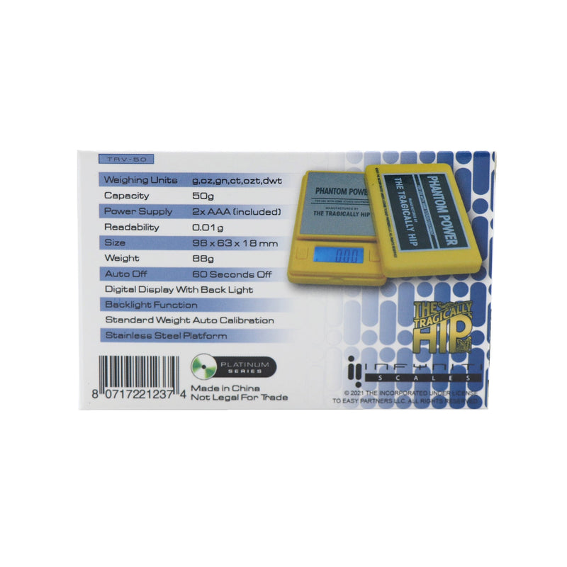 The Tragically Hip Virus Licensed Digital Pocket Scale, 50g x 0.01g