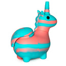 SC Lit Silicone 4.75" Unicorn Hand Pipe with glass bowl