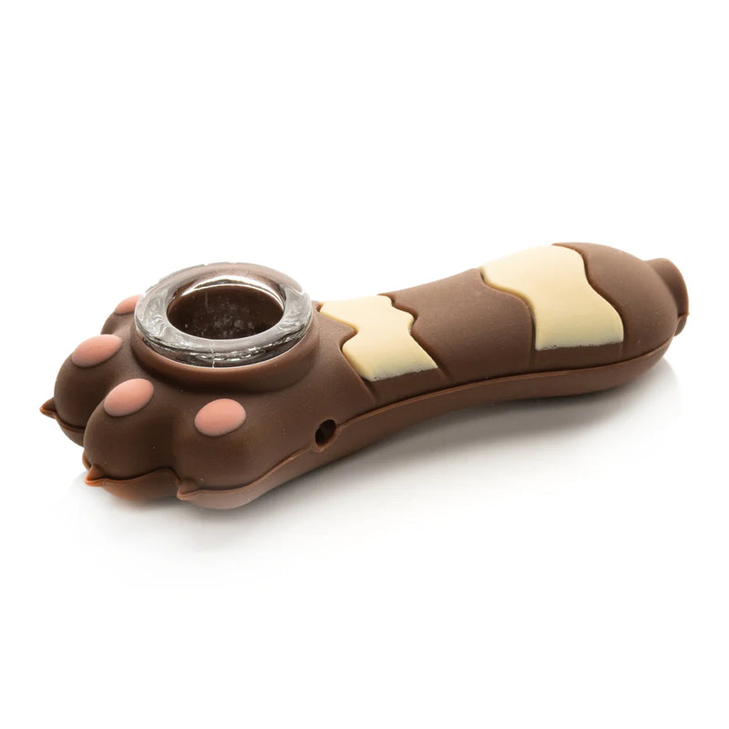 SC Lit Silicone 3.25" Cats Paw Hand Pipe