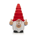 SC Lit Silicone 6" Give No Fux Gnome Water Pope with glass bowl