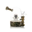 SC Lit Silicone 5" Ghost in a Glass Bowl Water Pipe