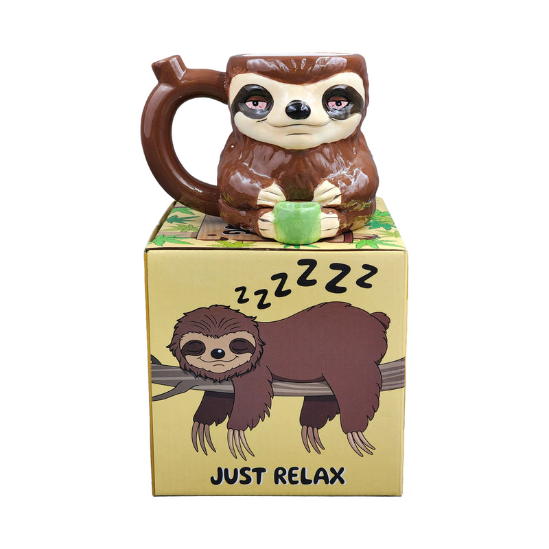 O Stoned sloth mug pipe