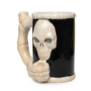 SC Skeleton and Skull Ceramic Mug Pipe