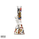 SC Castle Glassworks Tattoo 10" 5mm Beaker Bong