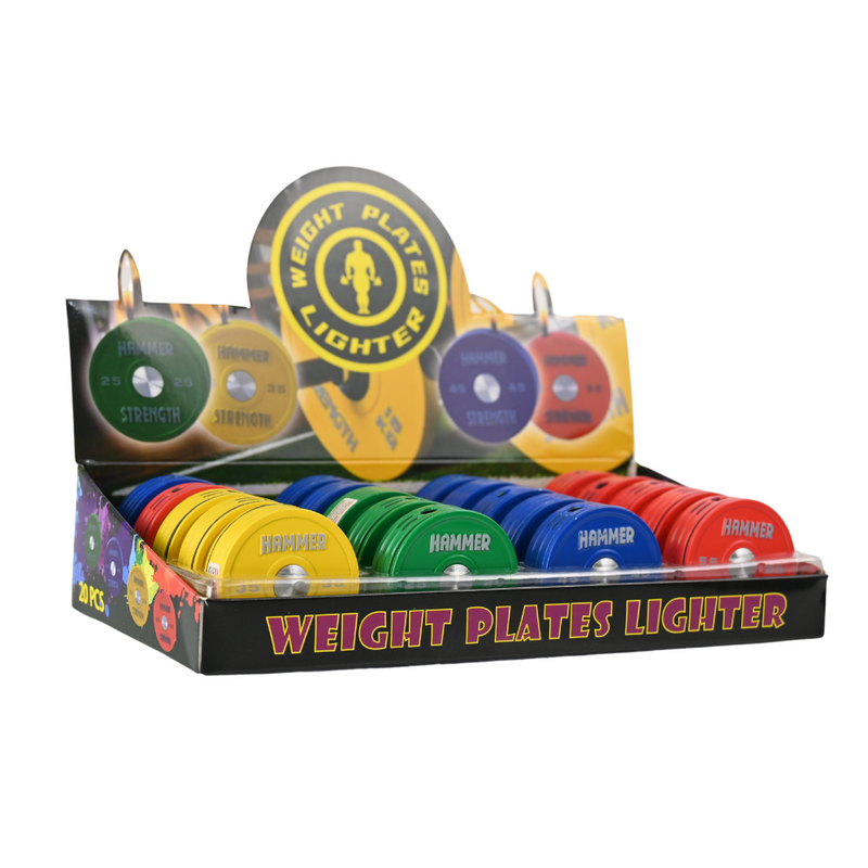 Weight Poker Chip Lighter - 20ct