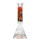 SC Castle Glassworks Tiger Moon 14" 5mm Beaker Bong