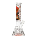SC Castle Glassworks Tiger Moon 14" 5mm Beaker Bong