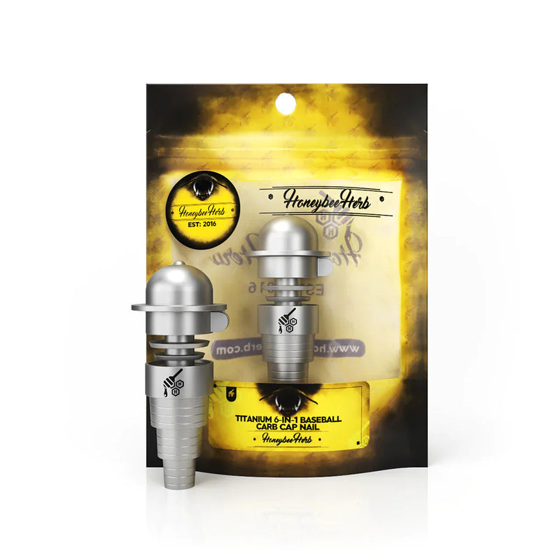 O Honeybee Herb | TITANIUM 6 IN 1 BASEBALL CARB CAP DAB NAIL