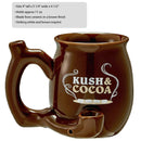 ROAST AND TOAST "KUSH AND COCOA" BROWN PIPE MUG Mug Pipe Roast and Toast Gifts