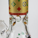 14" Dope Squad 7mm Glass Bong JJ Distribution