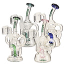 Ooze | Quartz Mini Rig - Flood Glass Rig Cannatron