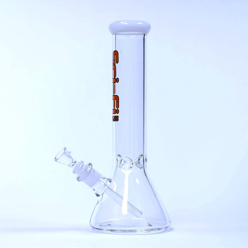 O 12" 7mm Beaker Glass Bong