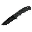 MSK093 - All-Black Ribbed Folding Knife Folding Knife The MST Default Title