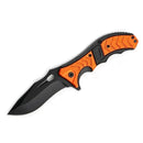 MSK059 - Orange & Black Curved Folding Knife Folding Knife The MST Default Title