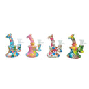 5“ Printed Silicone Mini Bong-Assorted (MST234) Resin · Silicone · Plastic Bong The MST