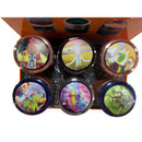 Spinnable Rick & Morty Cartoon Sticker Grinder – MG-064-10 Display Pack The MST Default Title