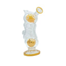 LOTUS | 10.2" Mini Glass Bong with Colored Bowl (MST280) Glass Bong The MST Yellow