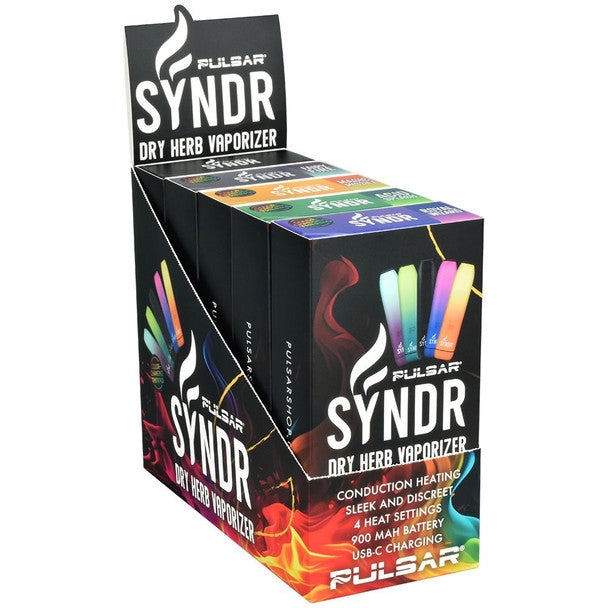 SC Pulsar Syndr Dry Herb Vaporizer 5 count Display