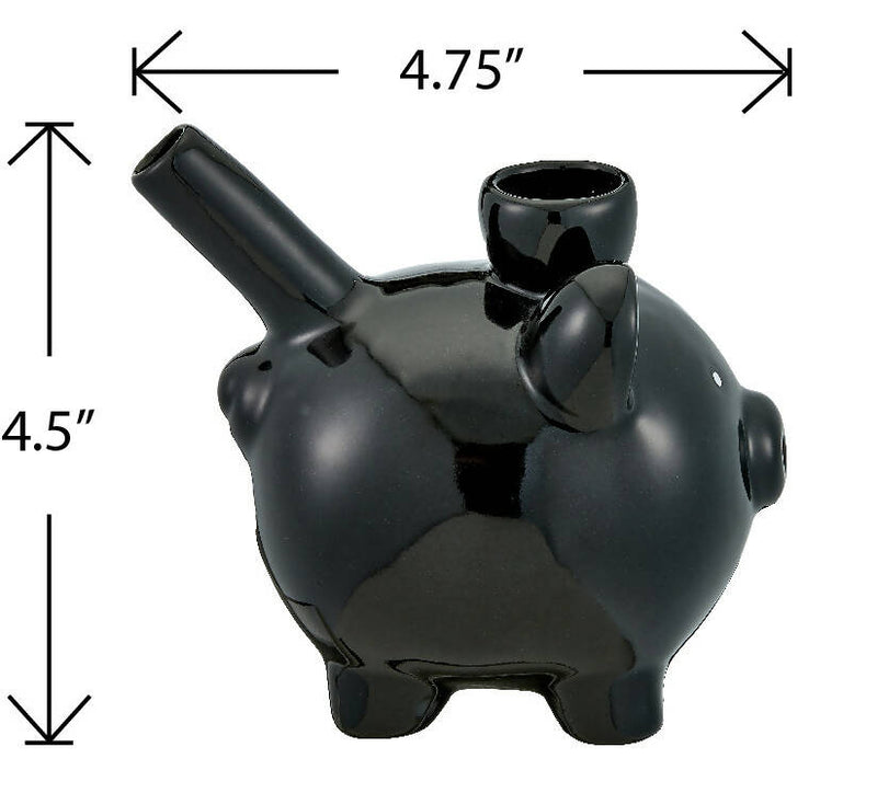 O ROAST & TOAST - PIG PIPE - BLACK