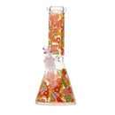 SC Castle Glassworks Mushroom Vibes 12" 5mm Beaker Bong