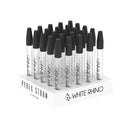 WHITE RHINO | Glass Dab Straw with silicone cap - 25ct Blunt Cannatron Pyrex Glass