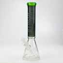 WENEED®-15" Skele Owl Beaker 9mm Glass Bong WENEED® Green/Black