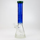 WENEED®-15" Skele Owl Beaker 9mm Glass Bong WENEED® Green/Blue