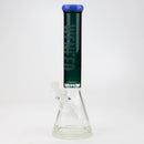 WENEED®-15" Skele Owl Beaker 9mm Glass Bong WENEED® Jade Blue/Teal