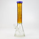 WENEED®-15" Skele Owl Beaker 9mm Glass Bong WENEED® Purple/Yellow