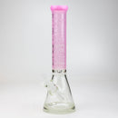 WENEED®-16" Memento Mori Beaker 7mm Glass Bong WENEED® Pink/Pink