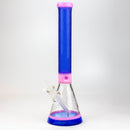 WENEED®-18" Star Party Beaker 7mm Glass Bong WENEED® Pink/Blue